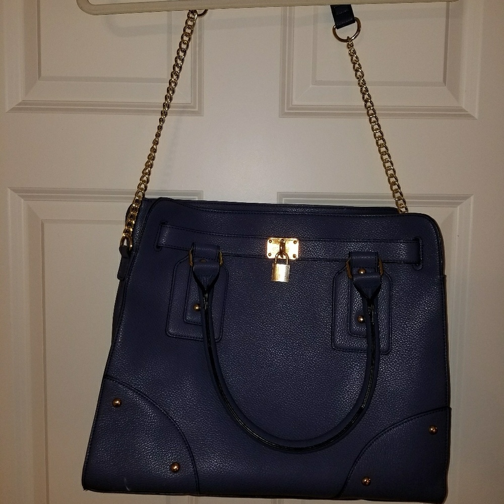 Blue tote from JustFab.
